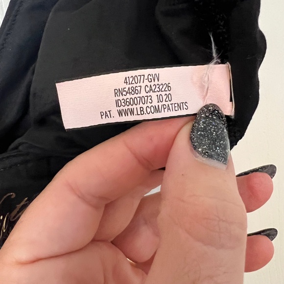 Victorias Secret Black Unlined Soft Wireless Lounge Bra Size XS - Picture 5 of 5